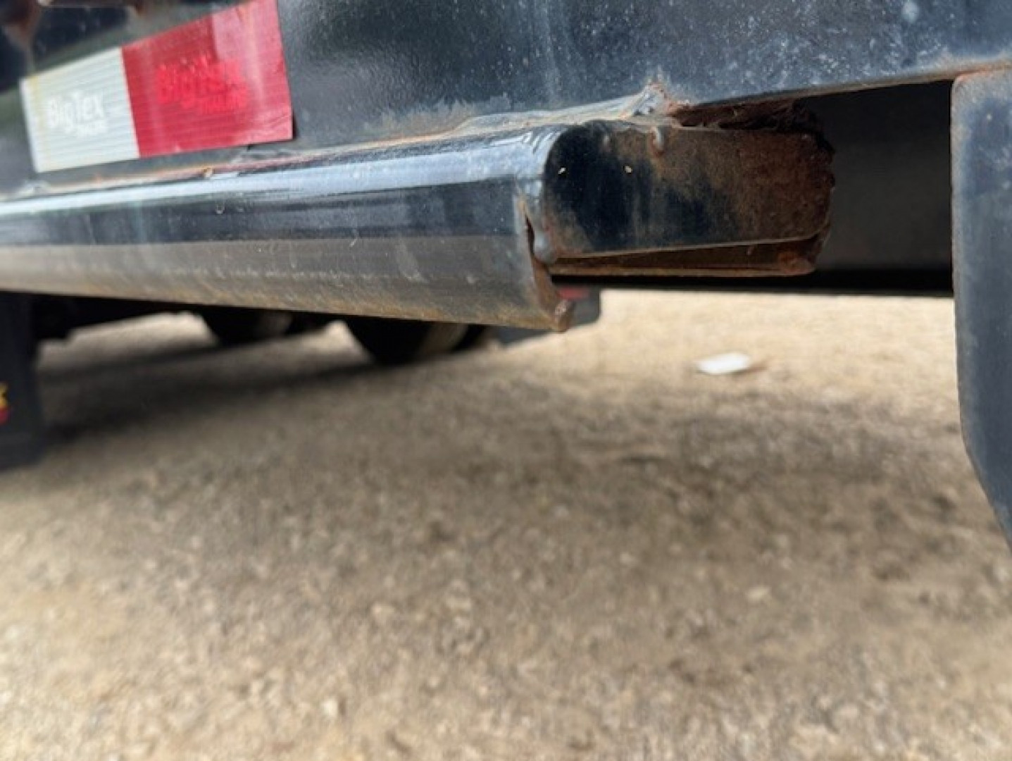 Used 2022 BIG TEX TRAILER CO 22GN-40BK8SIR Flatbed Trailer