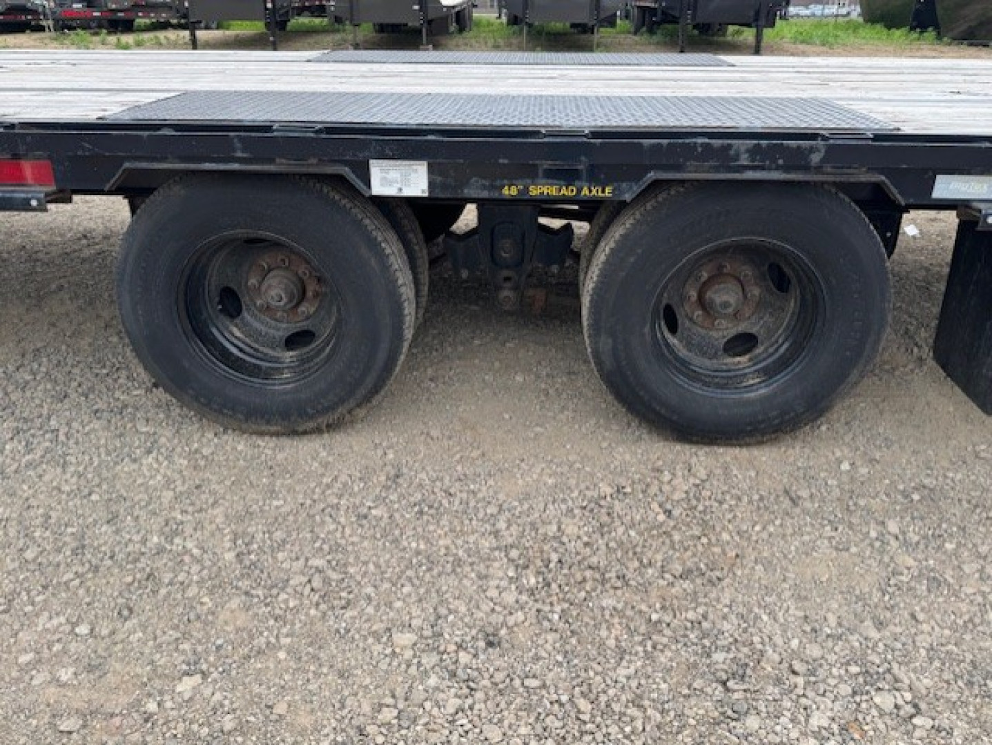 Used 2022 BIG TEX TRAILER CO 22GN-40BK8SIR Flatbed Trailer