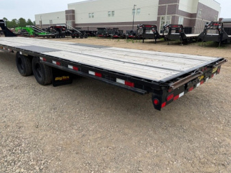 Used 2022 BIG TEX TRAILER CO 22GN-40BK8SIR Flatbed Trailer