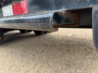 Used 2022 BIG TEX TRAILER CO 22GN-40BK8SIR Flatbed Trailer