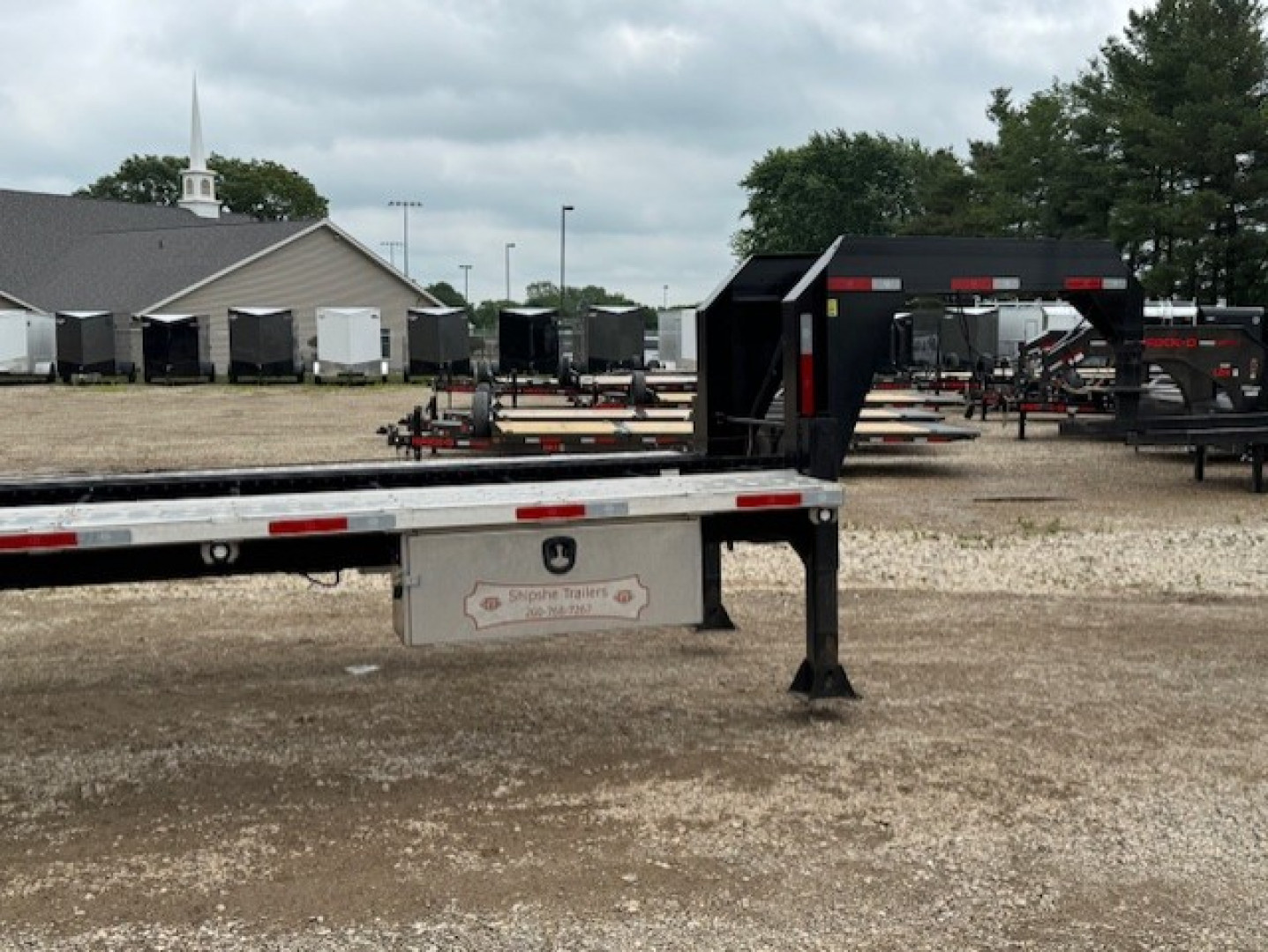 Used 2023 Shipshe Trailers FD-306 REV A Flatbed Trailer