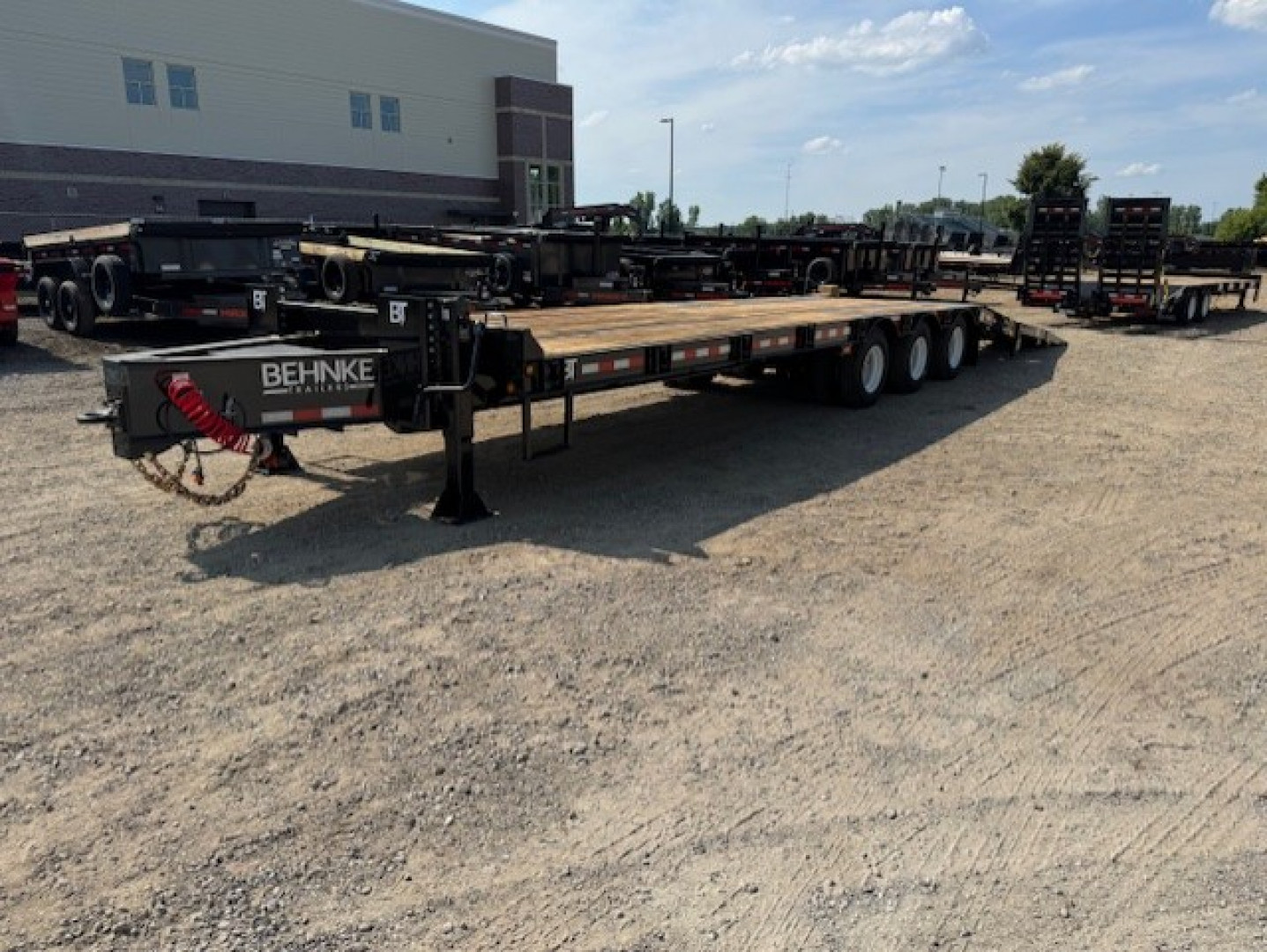 New 2026 Behnke FB8X33SDPT-50L Flatbed Trailer