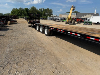 New 2026 Behnke FB8X33SDPT-50L Flatbed Trailer