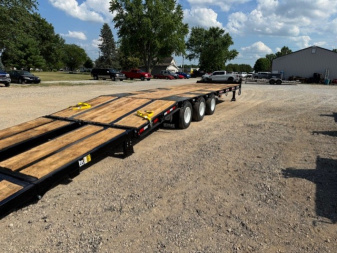 New 2026 Behnke FB8X33SDPT-50L Flatbed Trailer
