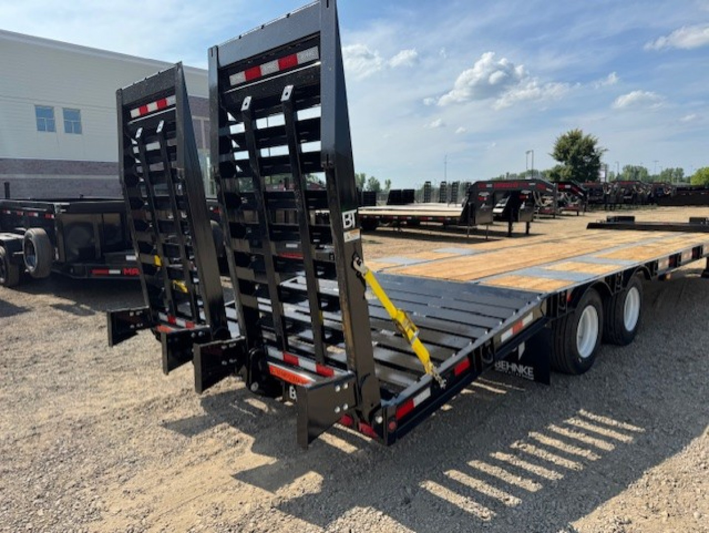 New 2026 Behnke FB8X31SDPT-40L Flatbed Trailer