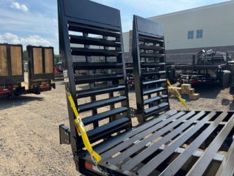 New 2026 Behnke FB8X31SDPT-40L Flatbed Trailer