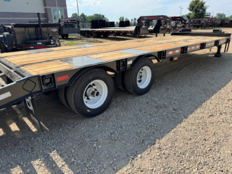 New 2026 Behnke FB8X31SDPT-40L Flatbed Trailer
