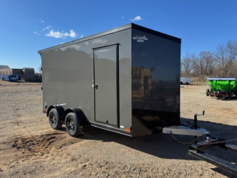 New 2025 United Trailers UATV-714TA35-8.5 Cargo / Enclosed Trailer