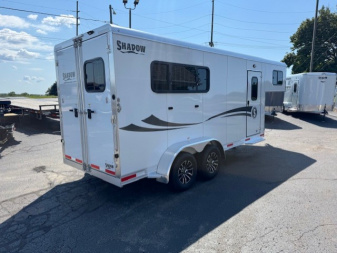New 2026 Shadow 69170S-SM-3SL-GN-E Horse Trailer