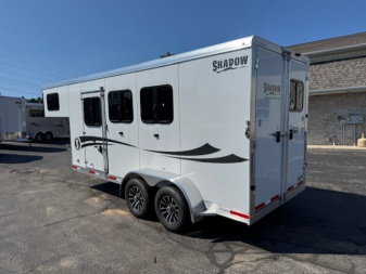 New 2026 Shadow 69170S-SM-3SL-GN-E Horse Trailer