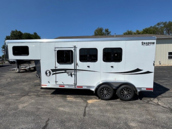 New 2026 Shadow 69170S-SM-3SL-GN-E Horse Trailer