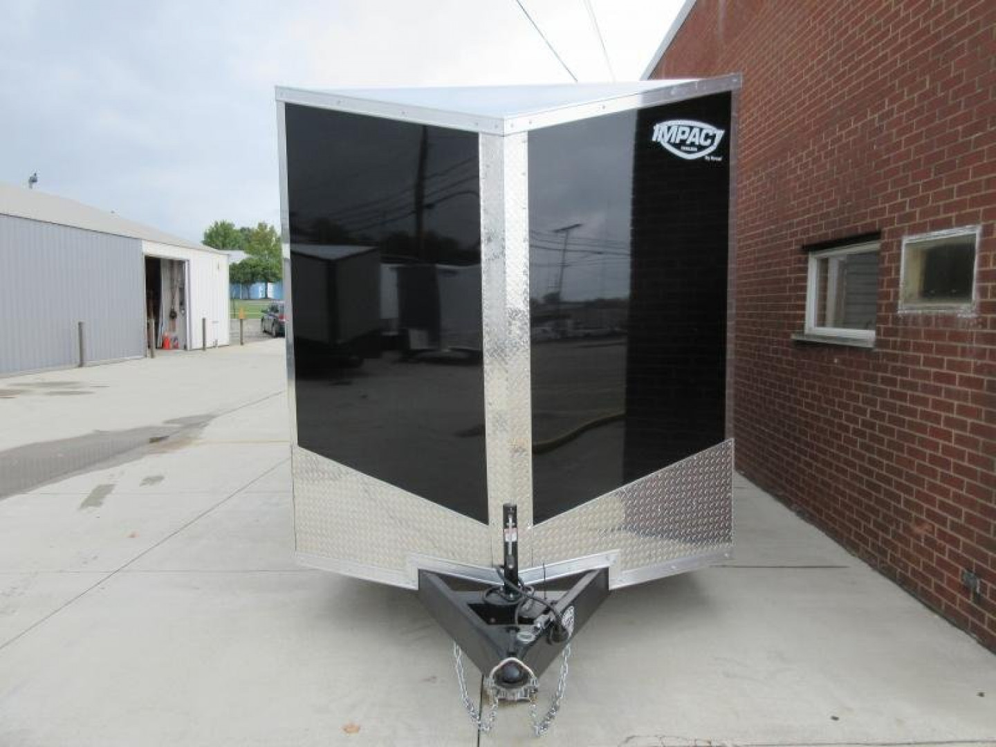 New Impact Trailers 7'X14' TREMOR FLAT TOP SLOPED V NOSE Cargo / Enclosed Trailer