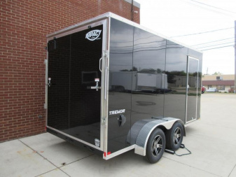 New Impact Trailers 7'X14' TREMOR FLAT TOP SLOPED V NOSE Cargo / Enclosed Trailer