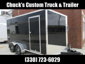 New Impact Trailers 7'X14' TREMOR FLAT TOP SLOPED V NOSE Cargo / Enclosed Trailer