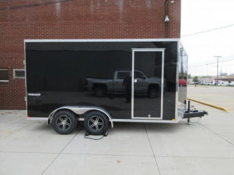 New Impact Trailers 7'X14' TREMOR FLAT TOP SLOPED V NOSE Cargo / Enclosed Trailer