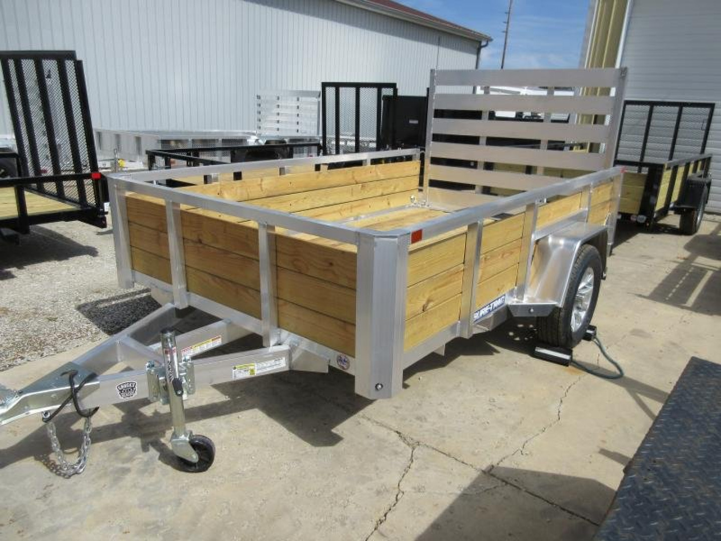 New 2025 Sure-Trac 6 X 10 Aluminum Tube Top Three Board  3K Idler
