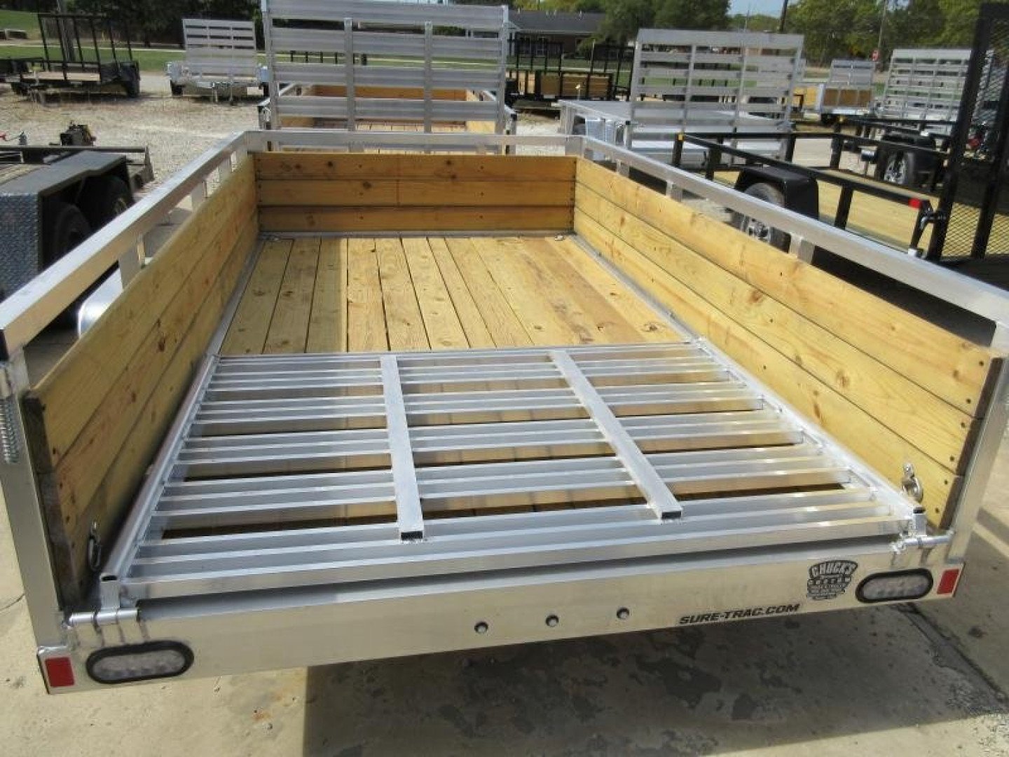 New 2025 Sure-Trac 6 X 10 Aluminum Tube Top Three Board  3K Idler