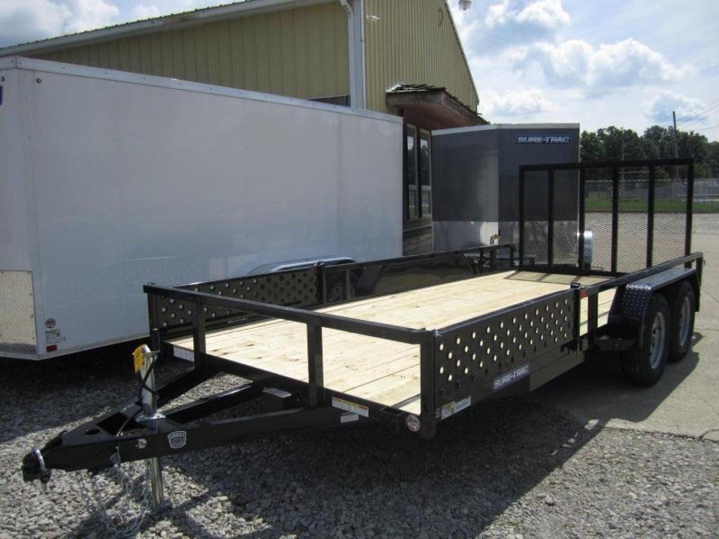 New Sure-Trac 7 X 16 Tube Top ATV  7K Tandem