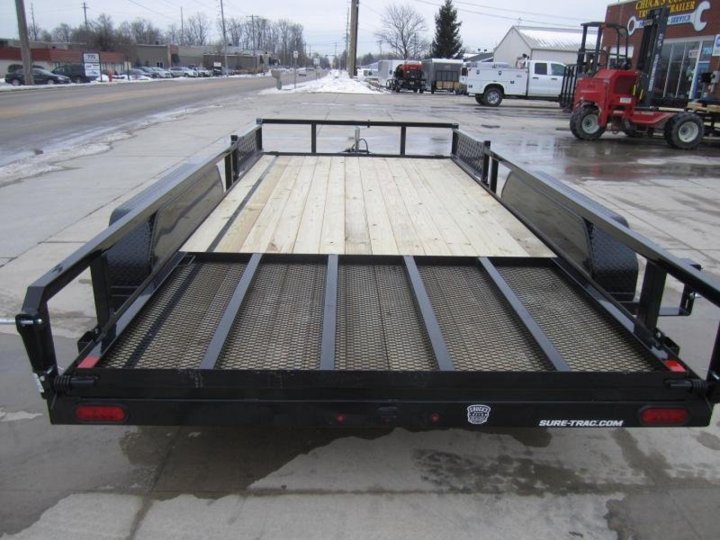 New Sure-Trac 7 X 16 Tube Top ATV  7K Tandem