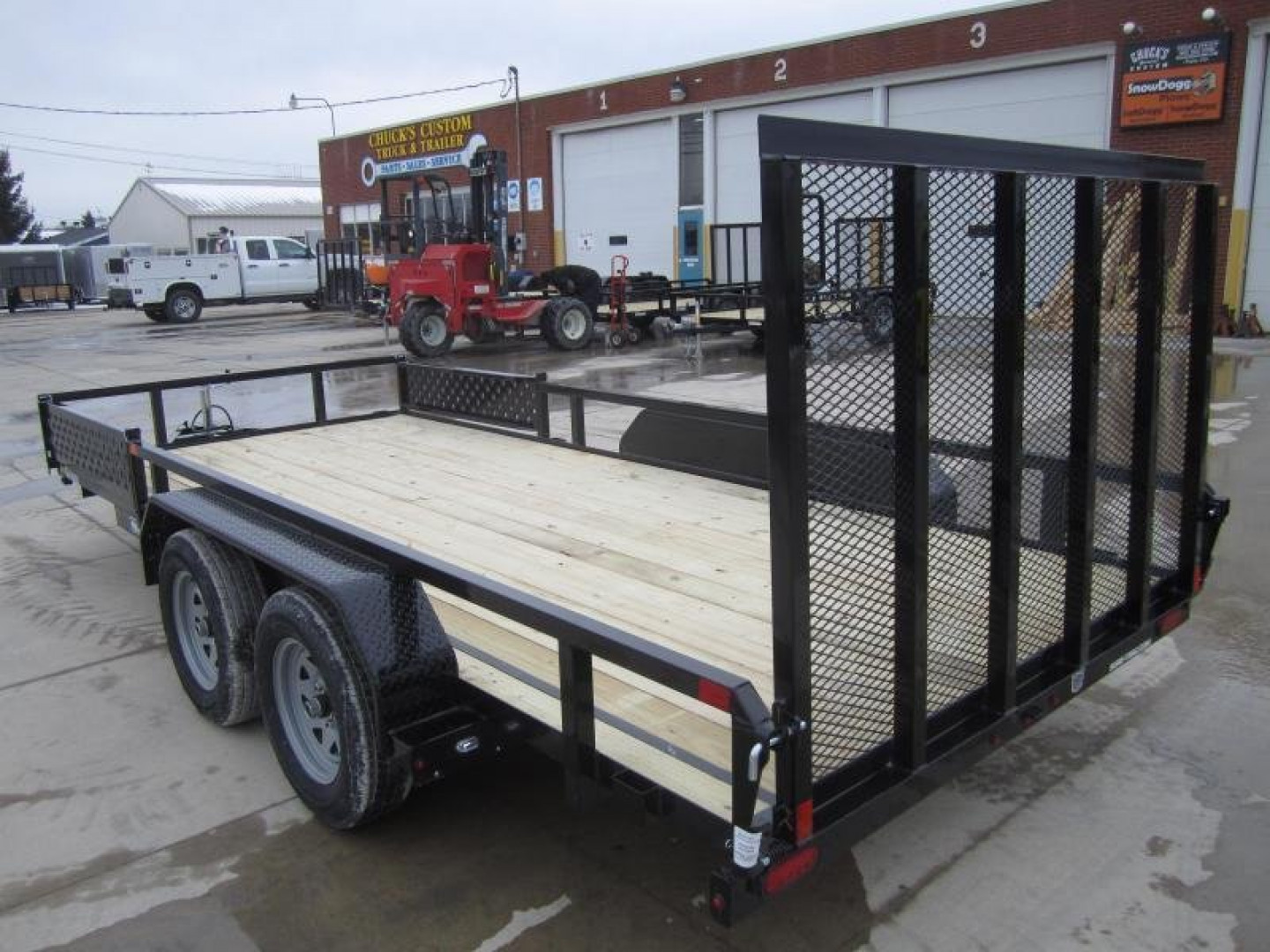 New Sure-Trac 7 X 16 Tube Top ATV  7K Tandem