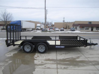 New Sure-Trac 7 X 16 Tube Top ATV  7K Tandem