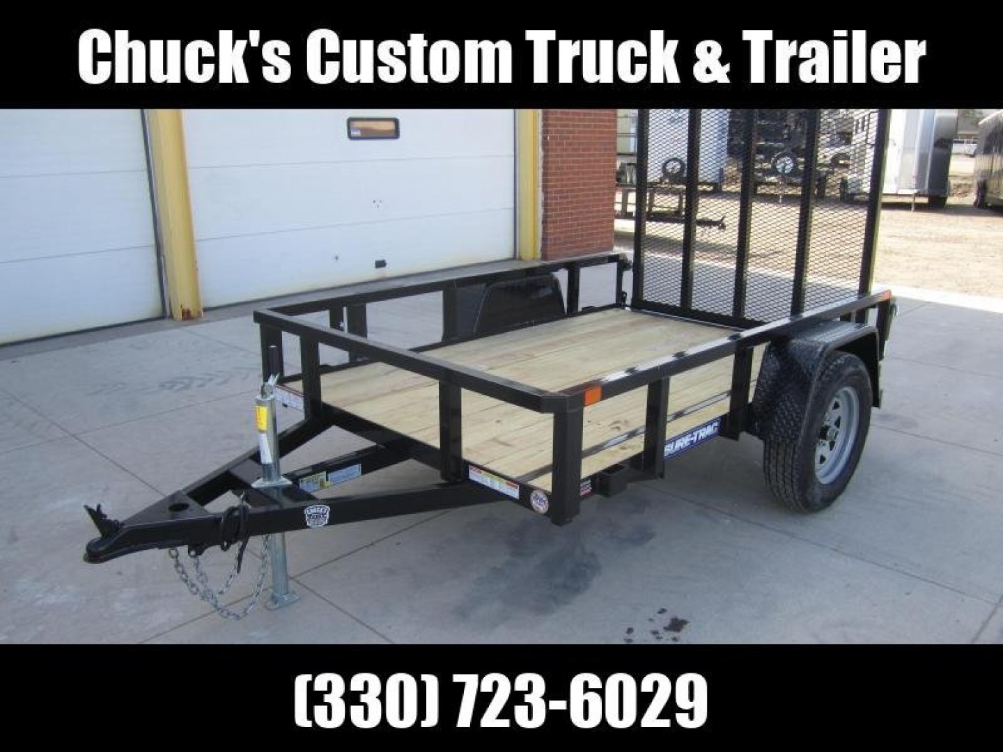 New Sure-Trac 5 X 8 Tube Top Utility  3K Idler