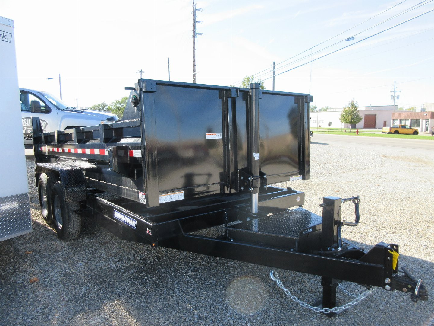 New 2025 Sure-Trac 82 IN x 14 HD Low Profile Dump Trailer  14K Telescopic