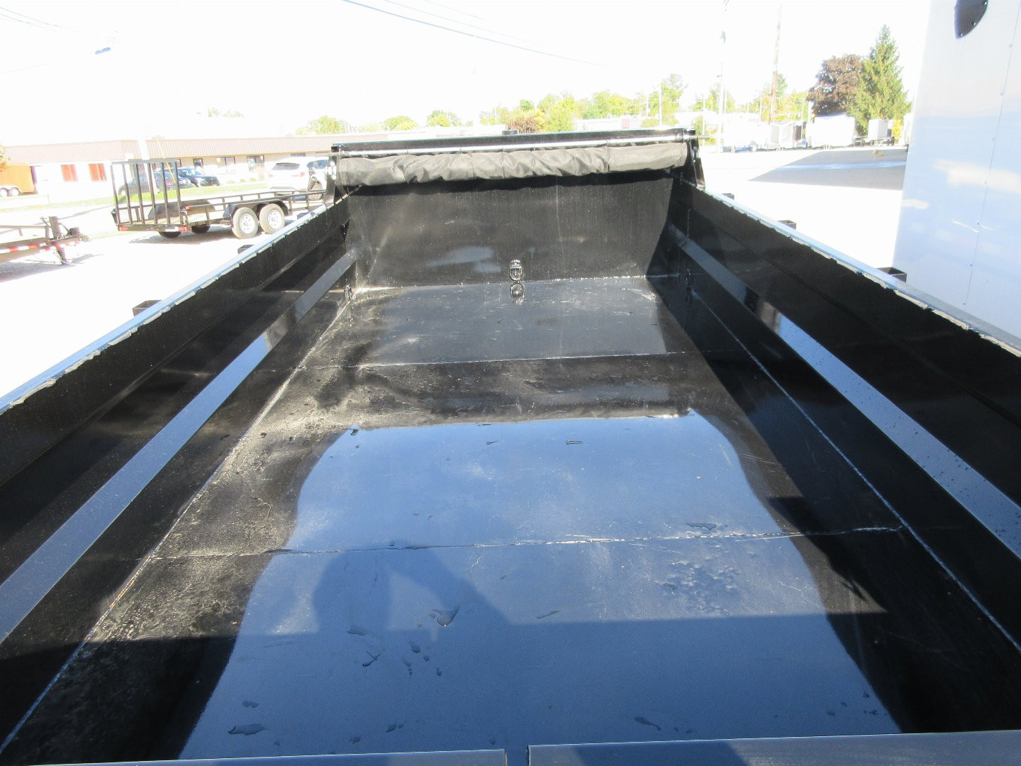 New 2025 Sure-Trac 82 IN x 14 HD Low Profile Dump Trailer  14K Telescopic