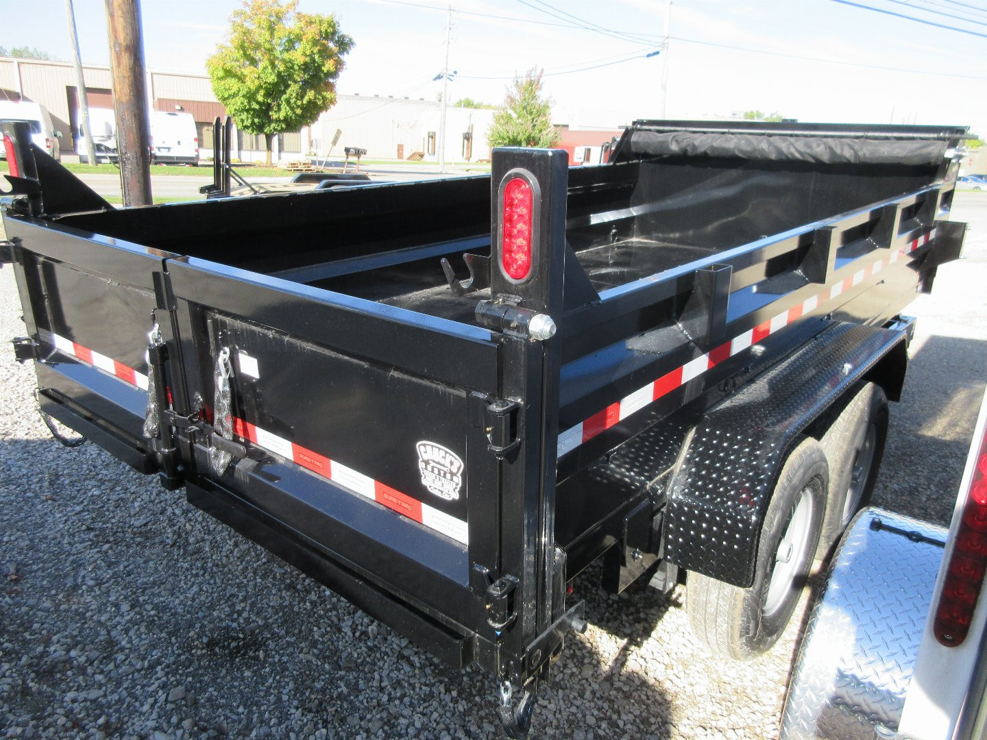 New 2025 Sure-Trac 82 IN x 14 HD Low Profile Dump Trailer  14K Telescopic