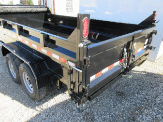 New 2025 Sure-Trac 82 IN x 14 HD Low Profile Dump Trailer  14K Telescopic