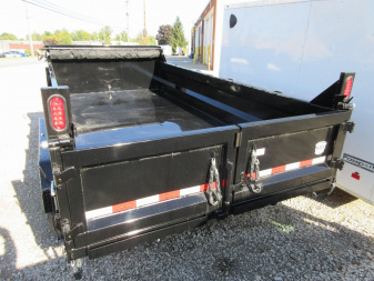 New 2025 Sure-Trac 82 IN x 14 HD Low Profile Dump Trailer  14K Telescopic