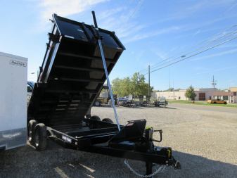 New 2025 Sure-Trac 82 IN x 14 HD Low Profile Dump Trailer  14K Telescopic