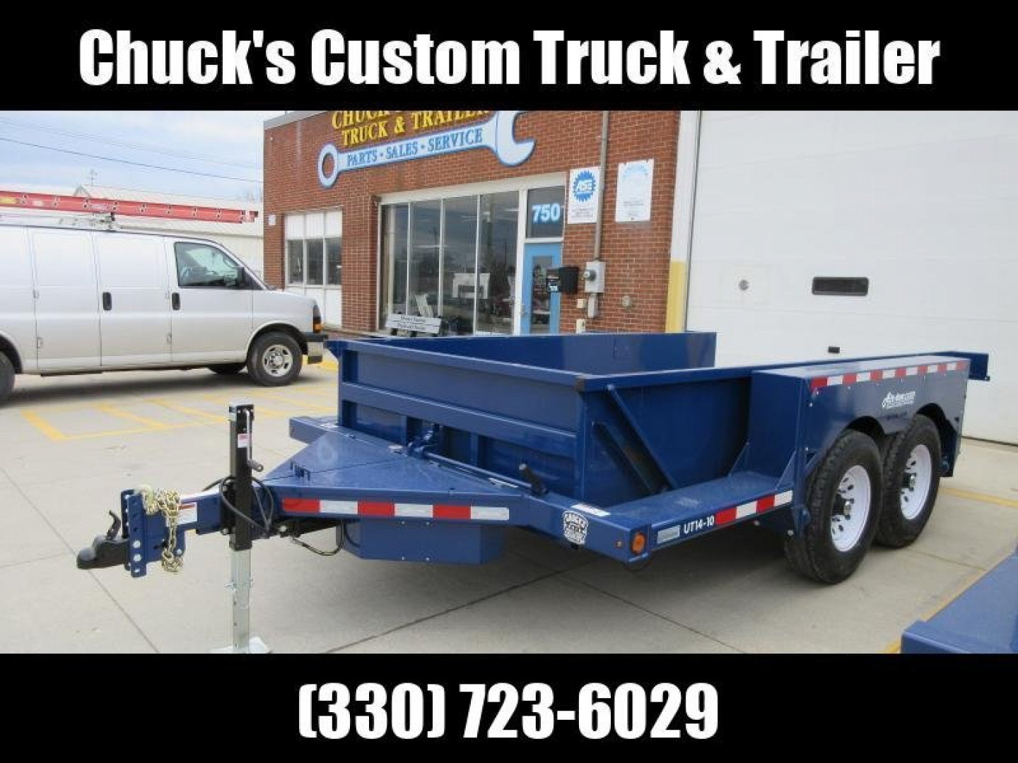 New 2024 Air Tow 75"X14' HYDRAULIC DROP DECK UTILITY BED TRAILER Specialty Trailer