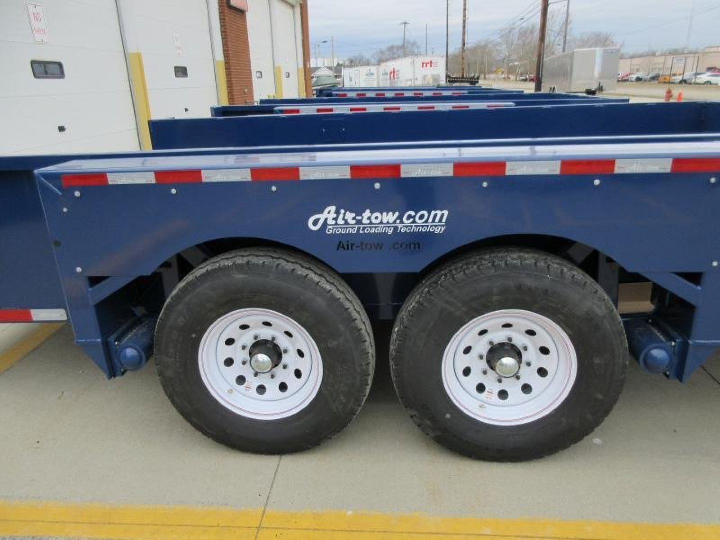New 2024 Air Tow 75"X14' HYDRAULIC DROP DECK UTILITY BED TRAILER Specialty Trailer