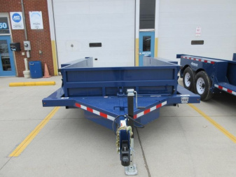 New 2024 Air Tow 75"X14' HYDRAULIC DROP DECK UTILITY BED TRAILER Specialty Trailer