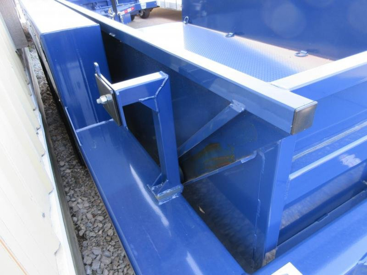 New 2024 Air Tow 75"X14' HYDRAULIC DROP DECK UTILITY BED TRAILER Equipment Trailer