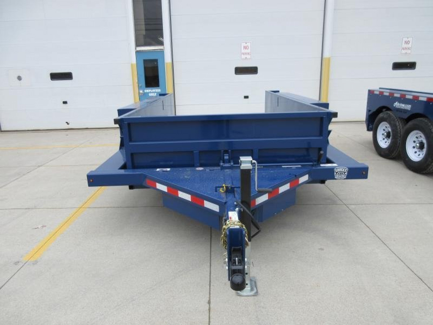 New 2024 Air Tow 75"X14' HYDRAULIC DROP DECK UTILITY BED TRAILER Equipment Trailer