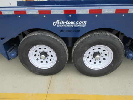 New 2024 Air Tow 75"X14' HYDRAULIC DROP DECK UTILITY BED TRAILER Equipment Trailer