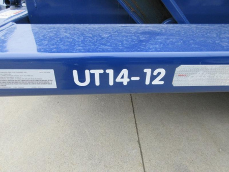 New 2024 Air Tow 75"X14' HYDRAULIC DROP DECK UTILITY BED TRAILER Equipment Trailer