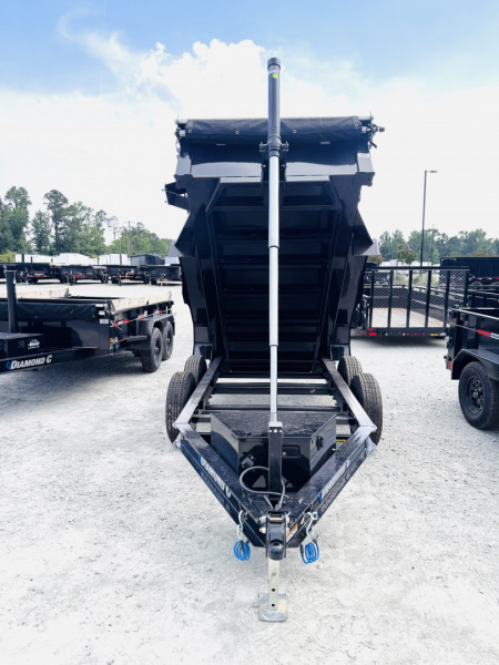 New 2026 Diamond C GDT235 5x10 Trunnion Hoist Dump Trailer