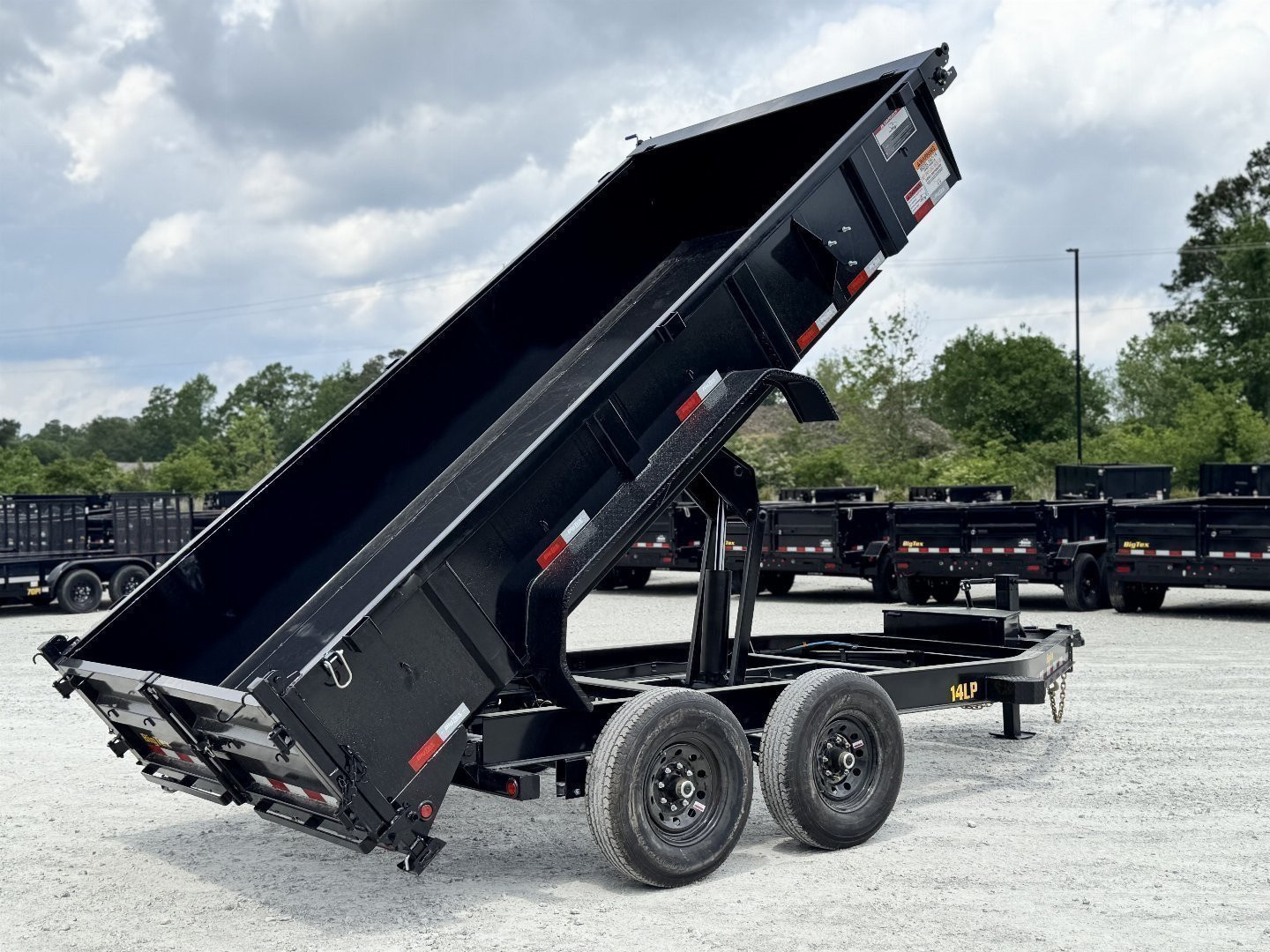 New 2025 Big Tex Trailers 14LP 7x14 Heavy Duty Dump Trailer