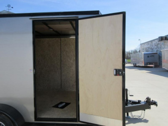 New 2024 Impact Trailers 7X12 TREMOR FLAT TOP SLOPED V NOSE  Cargo / Enclosed Trailer