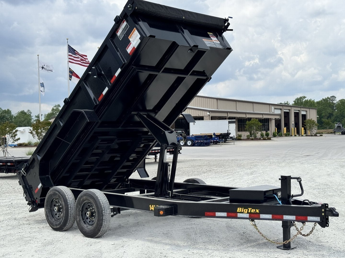 New 2025 Big Tex Trailers 14LP 7x14 Heavy Duty Dump Trailer