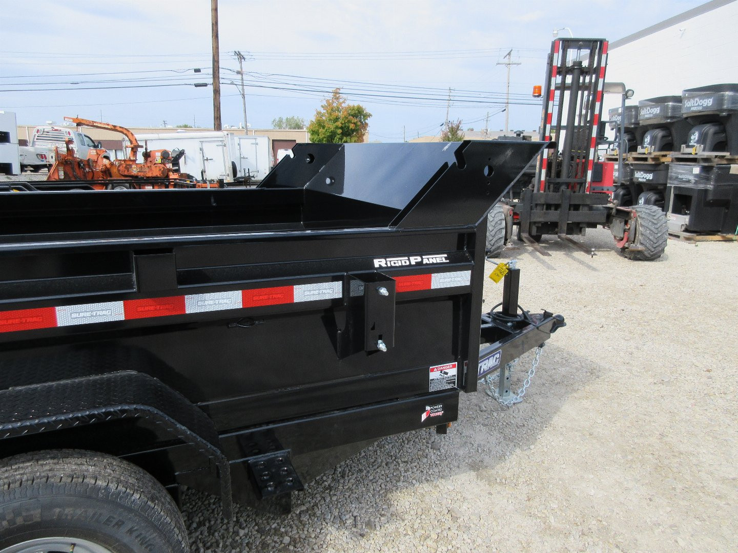 New 2025 SURE-TRAC 6 x 10 SD Low Profile Dump Trailer 10K Single Ram Dump Trailer