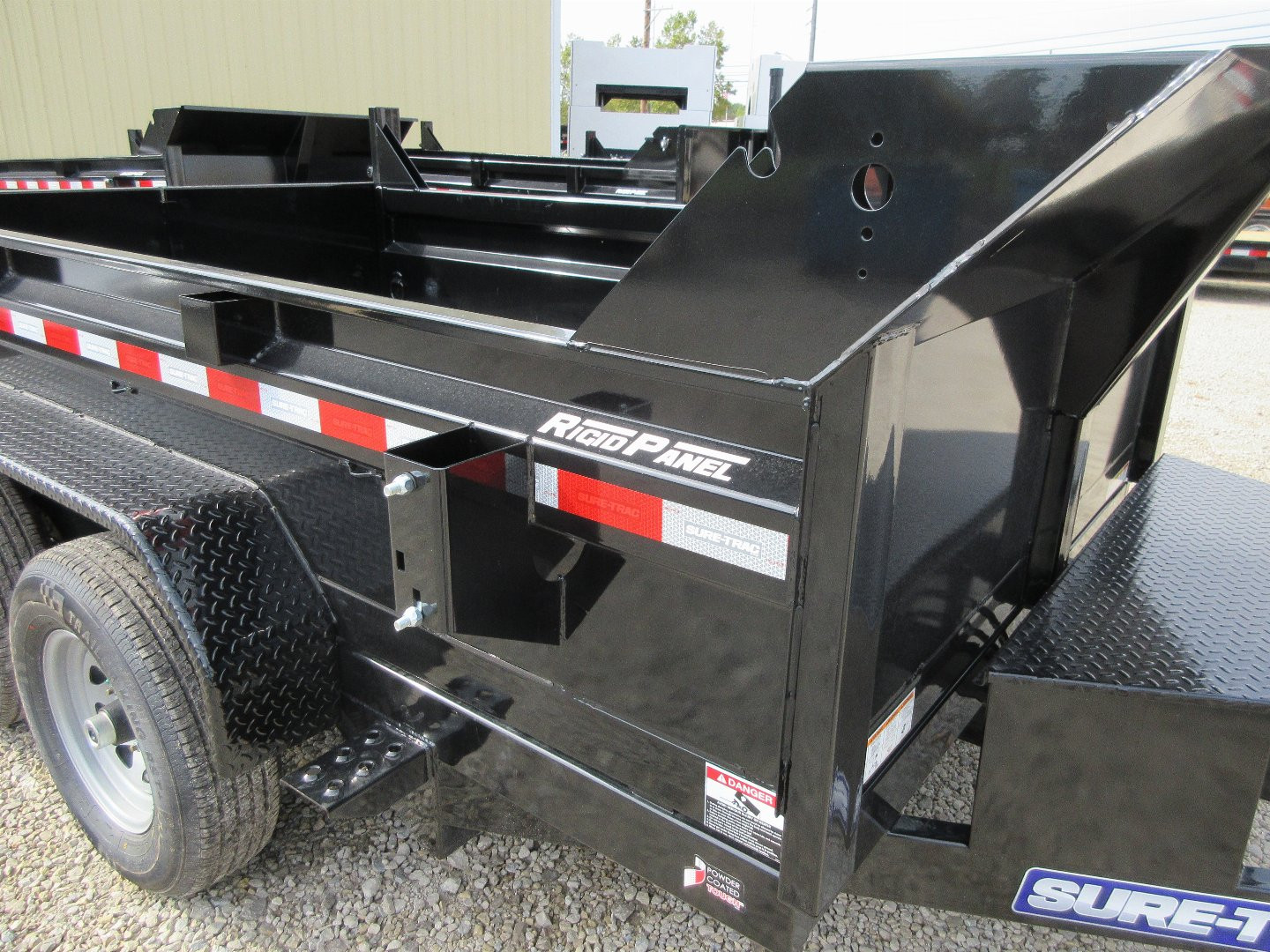 New 2025 SURE-TRAC 6 x 10 SD Low Profile Dump Trailer 10K Single Ram Dump Trailer