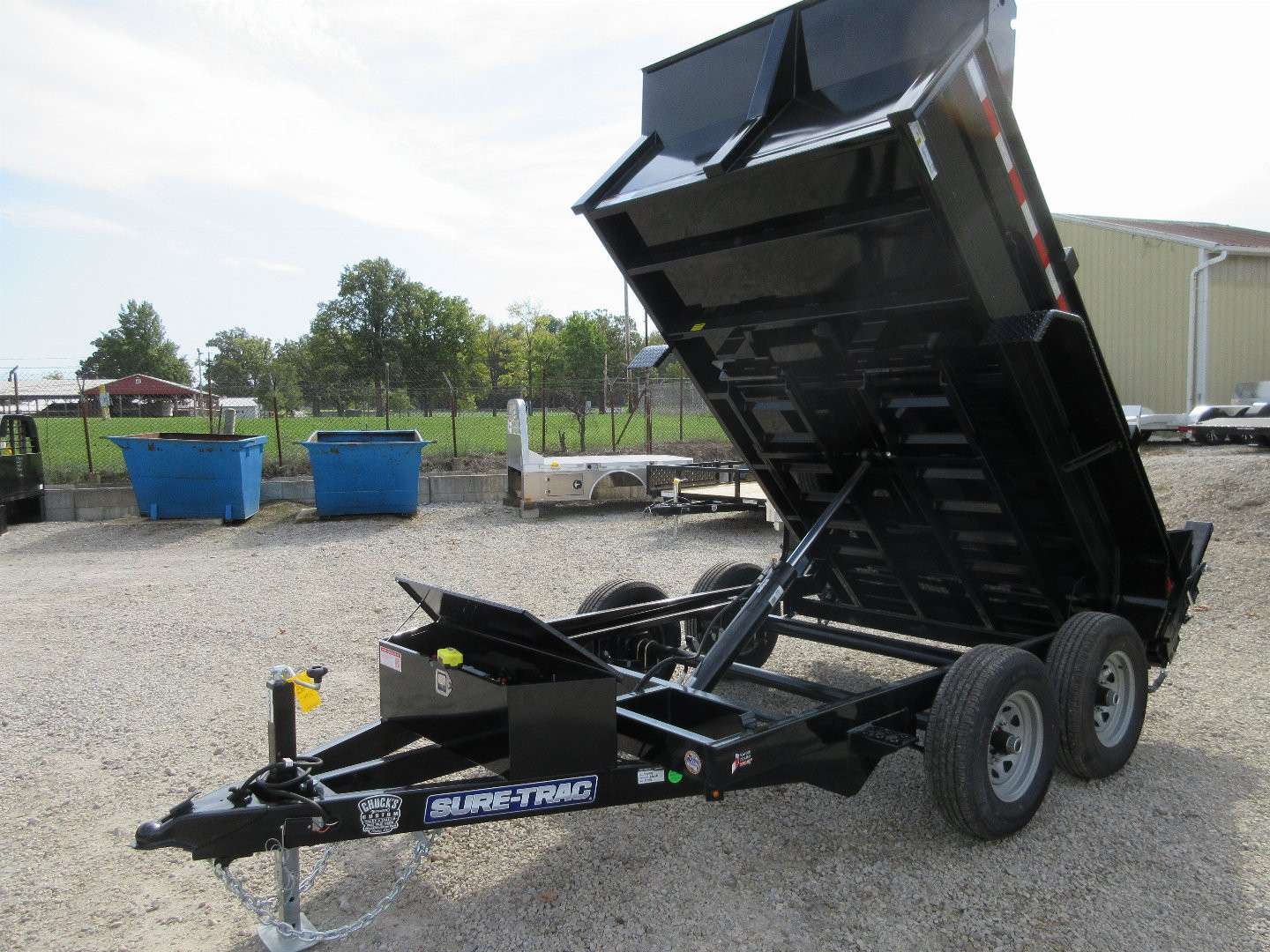 New 2025 SURE-TRAC 6 x 10 SD Low Profile Dump Trailer 10K Single Ram Dump Trailer