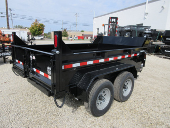 New 2025 SURE-TRAC 6 x 10 SD Low Profile Dump Trailer 10K Single Ram Dump Trailer