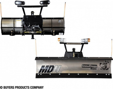 New SnowDogg 6'8" MDII STAINLESS STEEL SNOWPLOW Snow Plow