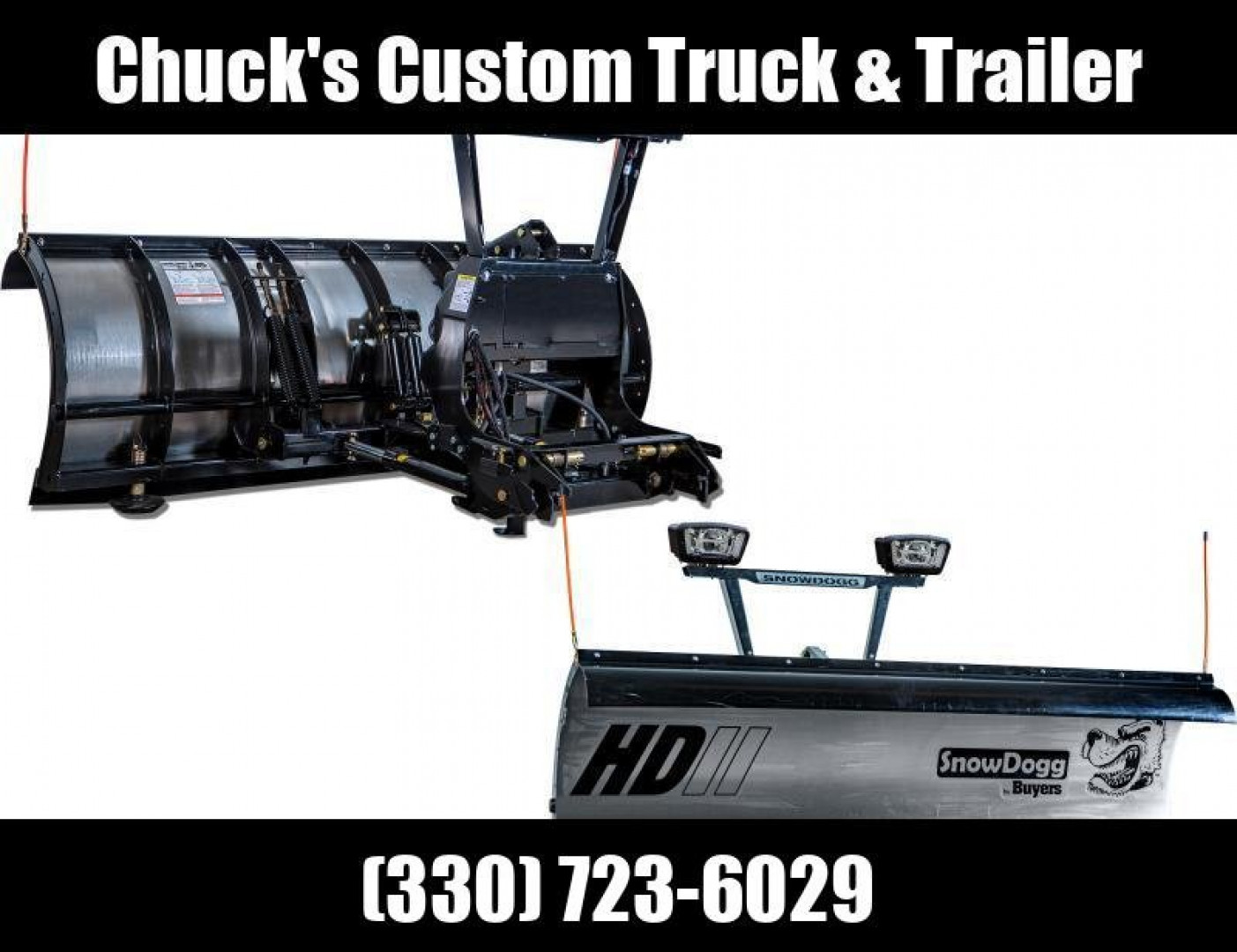 New SnowDogg 8' HD STRAIGHT BLADE PLOW STAINLESS STEEL Snow Plow