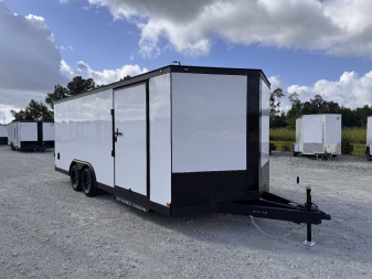 New 2025 Covered Wagon Trailers 8.5X20 Tandem Axle Enclosed Trailer w/ Blackout Package